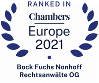 Ranked in Chambers Europe 2021